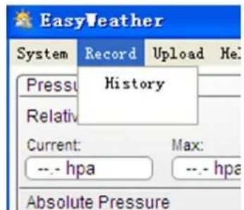 VELLEMAN WS3080 - Mostrar historico - 1