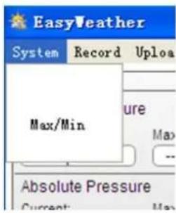 VELLEMAN WS3080 - Min. and max. history values - 1