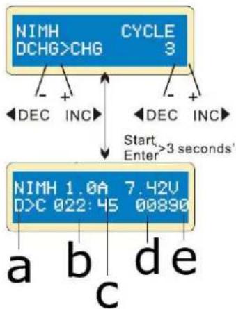VELLEMAN VLE8 - Lade-Entladezyklus und Entlade-Ladezyklus für NiMH- und NiCd-Akkus - 1