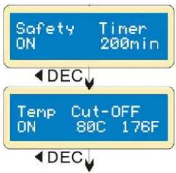 VELLEMAN VLE8 - Display Information - 2
