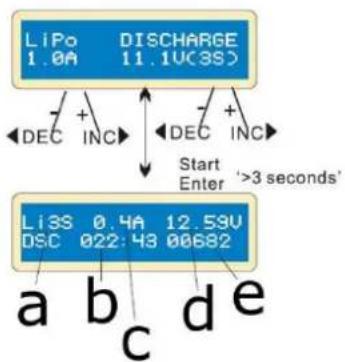 VELLEMAN VLE8 - Lithiumakkus entladen - 1