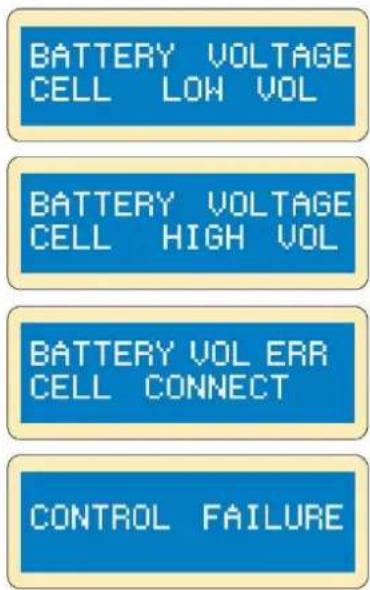 VELLEMAN VLE8 - Warnings and Error Messages - 9