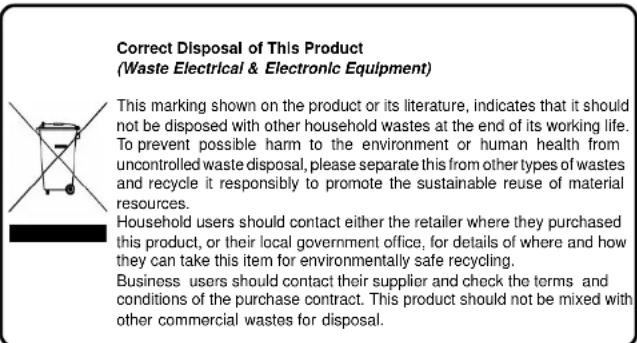 ROADSTAR HB130 - WARNING - 9