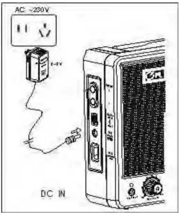 ROADSTAR TRA2350P - Alimentación CC externa de pared (no incluida) - 1