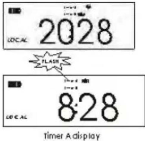 ROADSTAR TRA2350P - Impostazione del doppio timer - 1