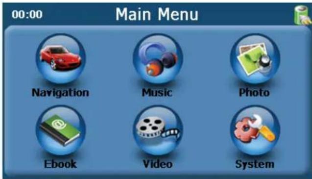 SYLVANIA SGPD430 - Main Interface - 1
