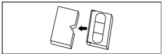 SYLVANIA 6319CCB - REMOVING A CASSETTE - 1