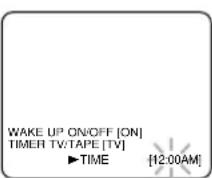 SYLVANIA 6319CCB - Set wake up time - 1