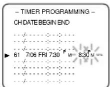 SYLVANIA 6313CCB - Set end hour - 1