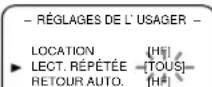 SYLVANIA 6313CCB - Sélection du mode de répétition approprié - 1