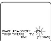 SYLVANIA 6313CCB - Select "WAKE UP TIMER" - 1