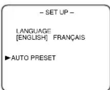 SYLVANIA 6309CCB - Begin auto preset - 1