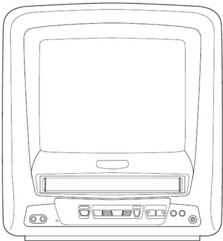 SYLVANIA 6309CCB - 9-INCH COLOR TV/VCR 6309CCB - 1