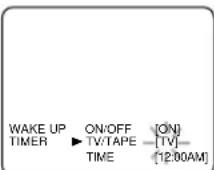 SYLVANIA 6309CCB - Select "TV" or "TAPE" - 1