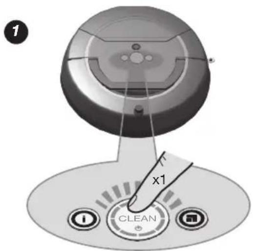 IROBOT Scooba 400 - Sélection de la langue - 1
