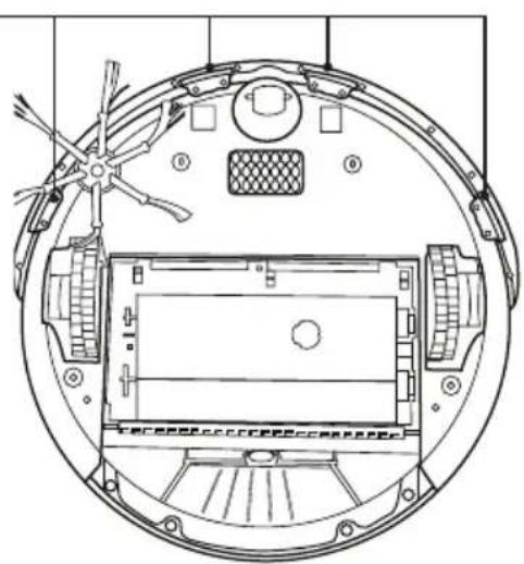 IROBOT Roomba 536 - Nettoyage des détecteurs d'escalier de l'aspirateur Roomba - 2