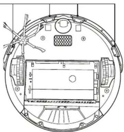 IROBOT Roomba 511 - Nettoyage des détecteurs d'escalier de l'aspirateur Roomba - 2