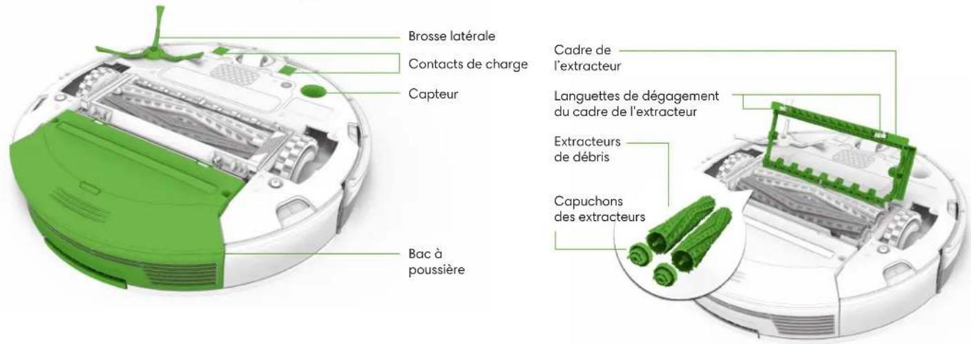 IROBOT Roomba 900 - Anatomie du Roomba d'iRobot série 900 - 2
