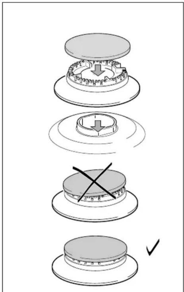 M-SYSTEM PRF965IX - CORRECT REPLACEMENT OF THE BURNERS - 1