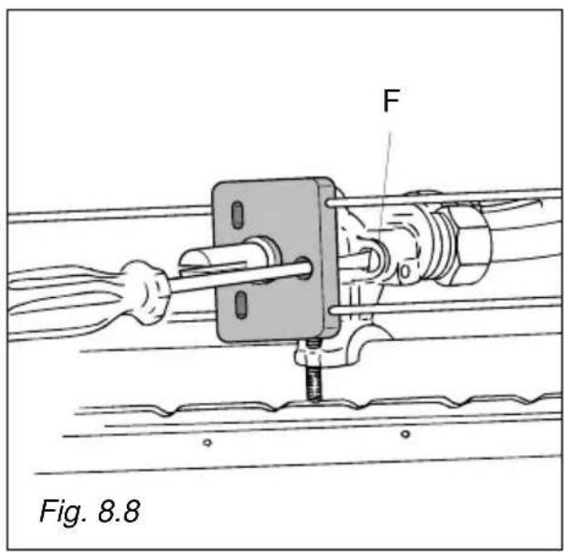 M-SYSTEM PRF965IX - 3) REGLAGE DU DEBIT REDUIT DES BRULEURS DE LA TABLE - 1