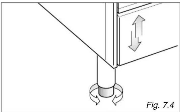 M-SYSTEM PRF965IX - FITTING THE ADJUSTABLE FEET - 2
