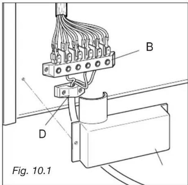 M-SYSTEM MFTD96IX - BRANCHEMENT DU CABLE D'ALIMENTATION - 1