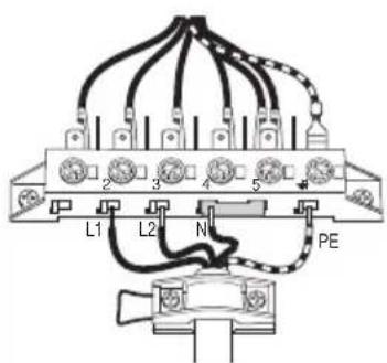 M-SYSTEM MFTD96IX - BRANCHEMENT DU CABLE D'ALIMENTATION - 7
