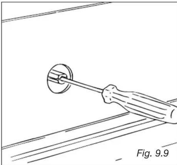 M-SYSTEM MFTD96IX - 3)REGLAGE DU DEBIT REDUIT DES BRULEURS DE LA TABLE - 1