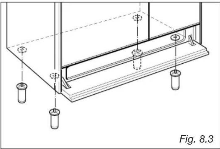 M-SYSTEM MFTD96IX - FITTING THE ADJUSTABLE FEET - 1