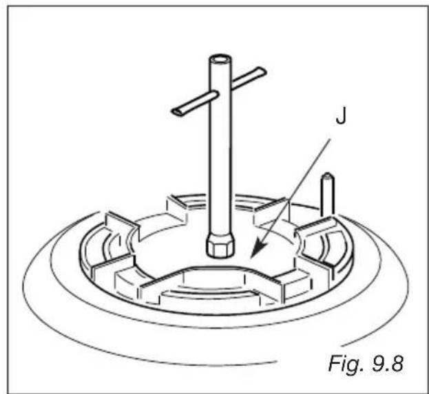 M-SYSTEM MFTD96IX - 2)REEMPLACEMENT DES INJECTEURS DES BRULEURS LA TABLE - 2