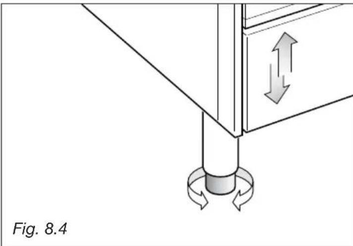 M-SYSTEM MFTD96IX - LEVELING THE COOKER - 1