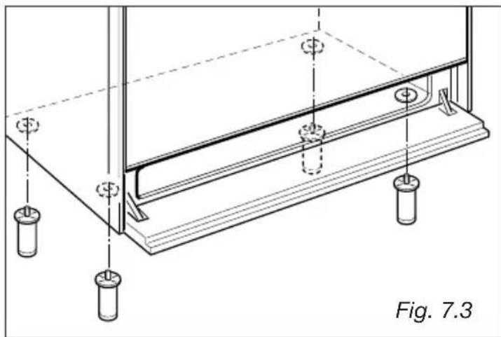 M-SYSTEM MFT96 - Installation des PIEDS reglables - 1