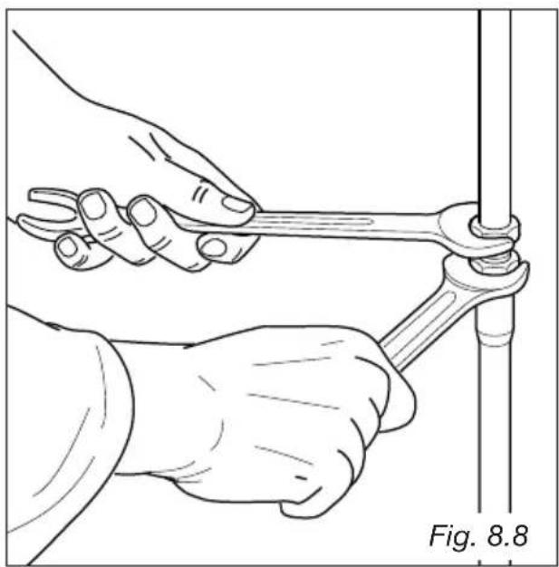 M-SYSTEM MFT96 - Pour le butane-propane distribué par bouteille ou réservoir, le raccordement s'effectue: - 1