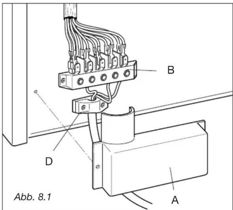 M-SYSTEM MFK105 - ANSCHLUB DER NETZZULEITUNG - 1
