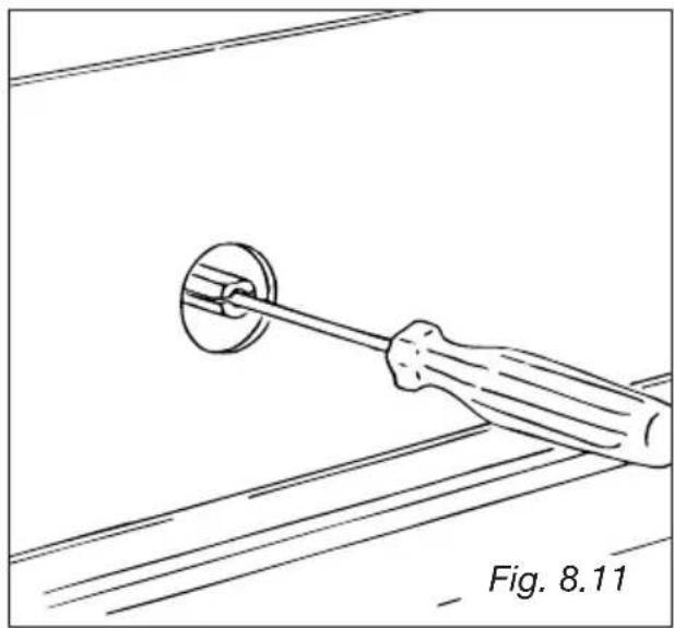 M-SYSTEM MF64IX - ADJUSTING OF THE MINIMUM OF THE TOP BURNERS - 1