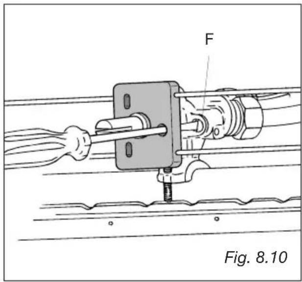 M-SYSTEM MF64IX - 3) REGLAGE DU DEBIT REDUIT DES BRULEURS DE LA TABLE - 1