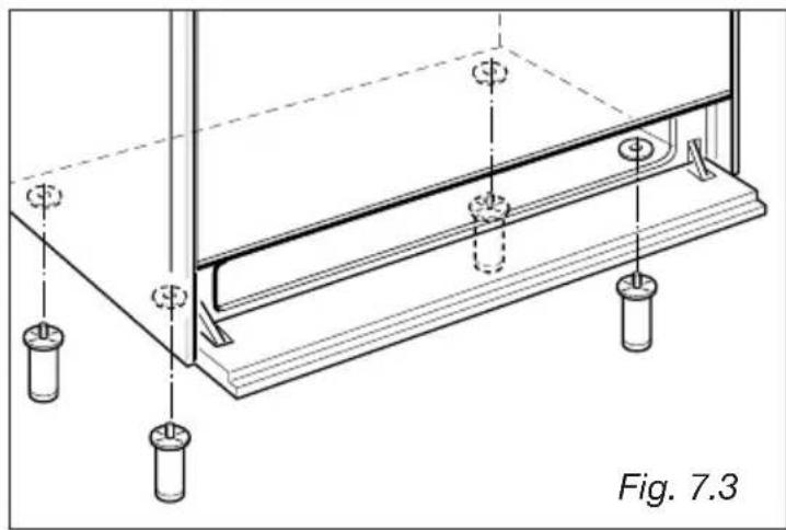 M-SYSTEM MF64IX - FITTING THE ADJUSTABLE FEET - 1