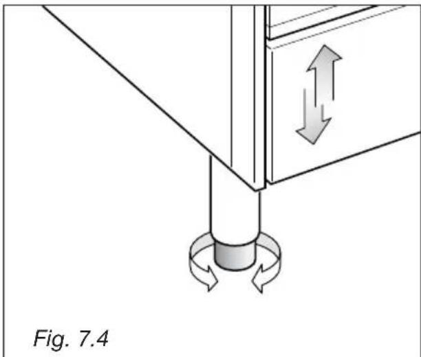 M-SYSTEM MF64IX - FITTING THE ADJUSTABLE FEET - 2