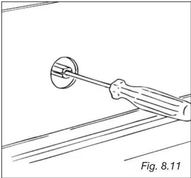 M-SYSTEM MF106 - ADJUSTING OF THE MINIMUM OF THE TOP BURNERS - 1