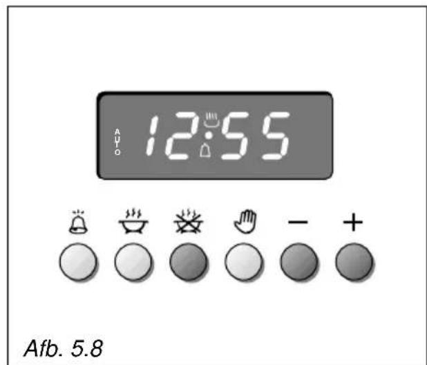 M-SYSTEM BPRNF960IX - 2e MANIER: Programming van einde bak-tijd (afb. 5.8) - 2
