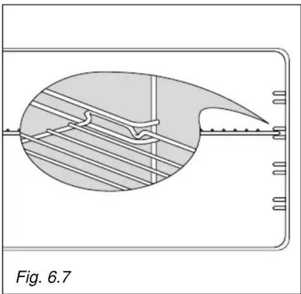 M-SYSTEM BPRNF960ANM - REPLACING THE OVEN LIGHT BULB - 2