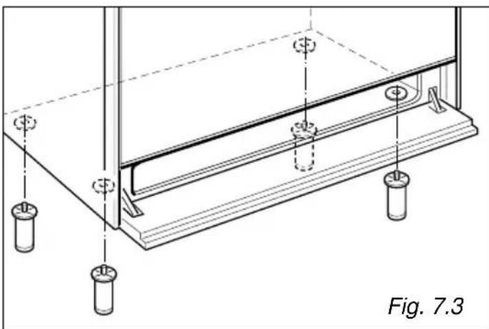 M-SYSTEM BPRNF960ANM - FITTING THE ADJUSTABLE FEET - 1