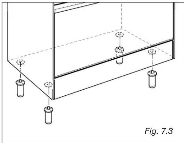 M-SYSTEM BMFT96 - FITTING THE ADJUSTABLE FEET - 1
