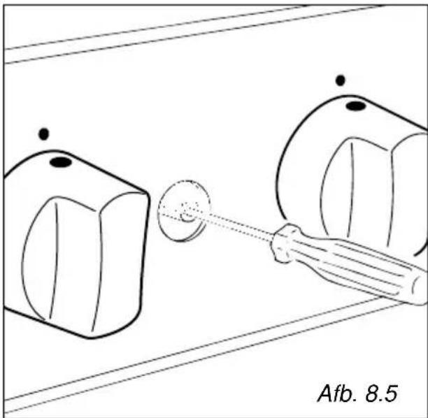 M-SYSTEM BPRF960IX - 3) REGELING VAN DE KLEINSTAND VAN DE BRANDERS VAN DE KOOKTAFEL - 1
