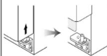 M-SYSTEM BIGK - Removing Refrigerator Door - 4