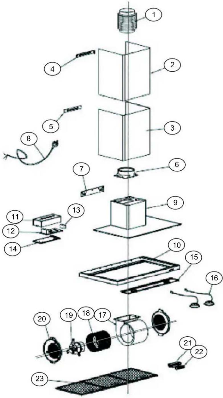 M-SYSTEM MSPK 950IX - Teile-Liste - 1