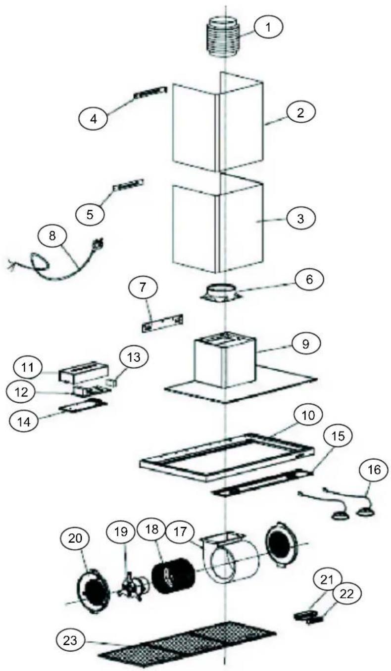 M-SYSTEM MSPK 950IX - Listede pieces - 1