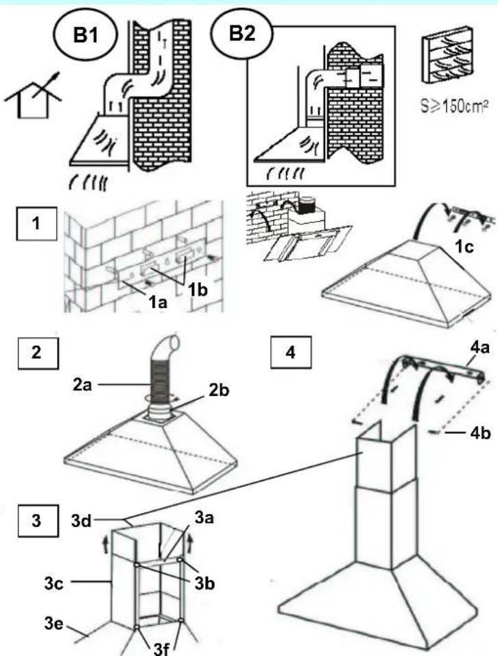 M-SYSTEM MSPK 950IX - B Installation for exhaust air mode - 1