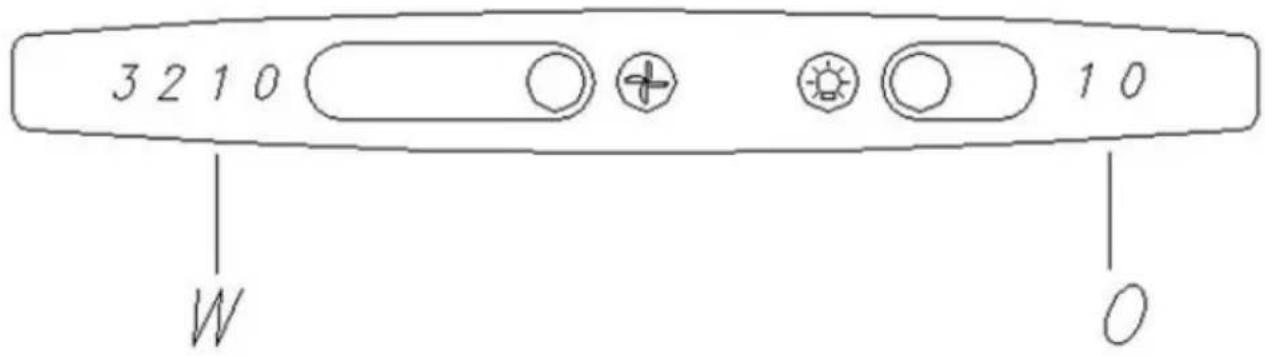 M-SYSTEM MOK620WT - Panneau de commandes - 1