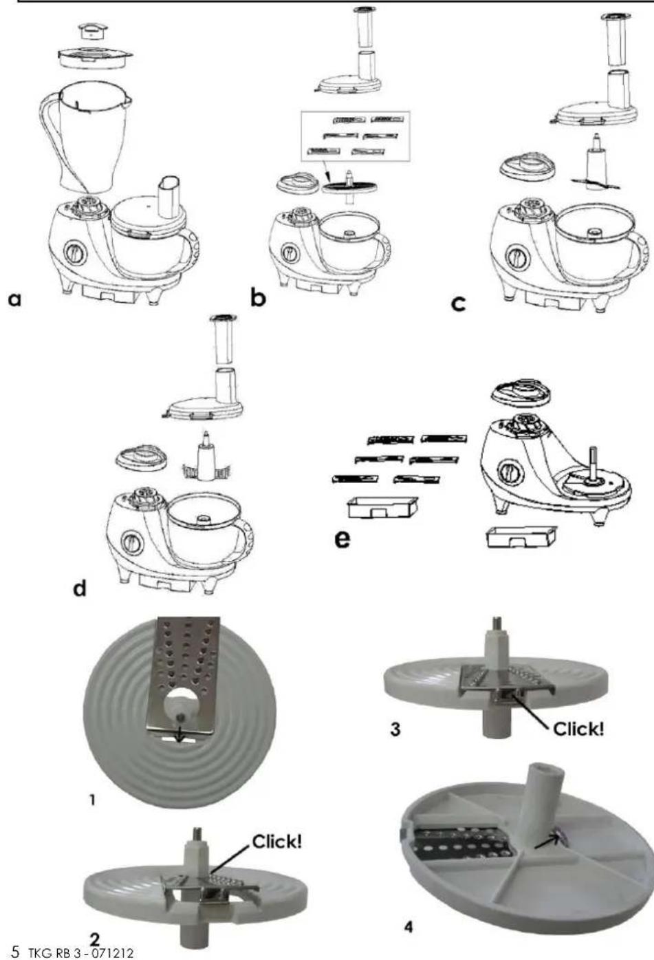 KALORIK TKG RB 3 - Plastikowe ostrza miksujące - 2